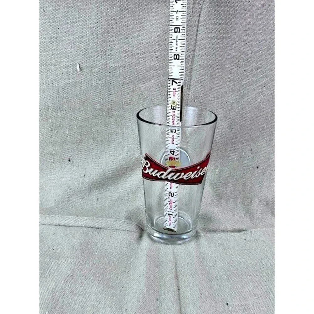 Classic Vintage Budweiser Pint Beer Glass